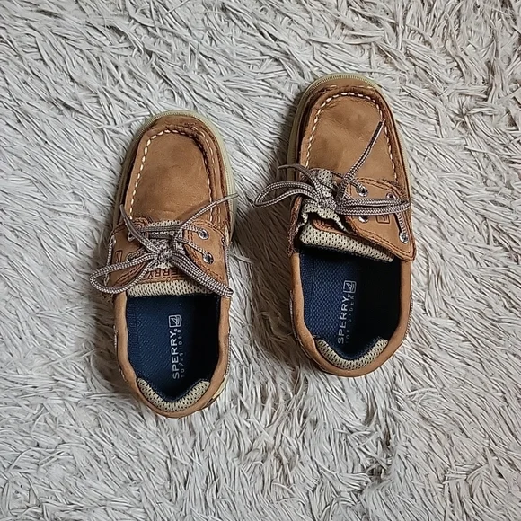 Kids Toddler Sperry Top Sider Boat Shoes Lanyard A/C Boys Shoes 11 M Classic - Picture 8 of 12